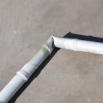 100円ショップの支柱も折れた