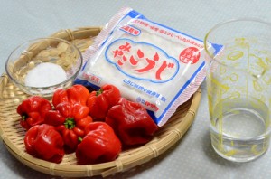 かんずり風調味料の材料