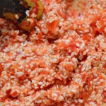 すべての材料を、混ぜ終わったところ