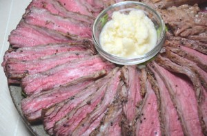ローストビーフと西洋わさび